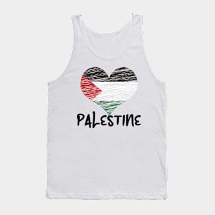 Palestine in our hearts Tank Top